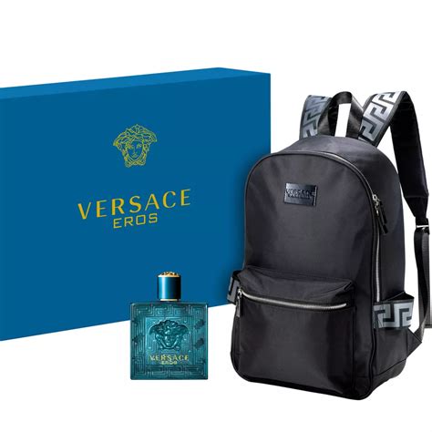 versace for men aftershave|versace men's perfume with backpack.